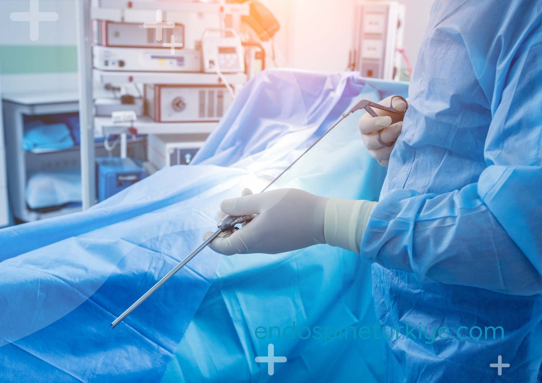 Endoskopik bel fıtığı ameliyatı prosedürü - ameliyathane görüntüsü